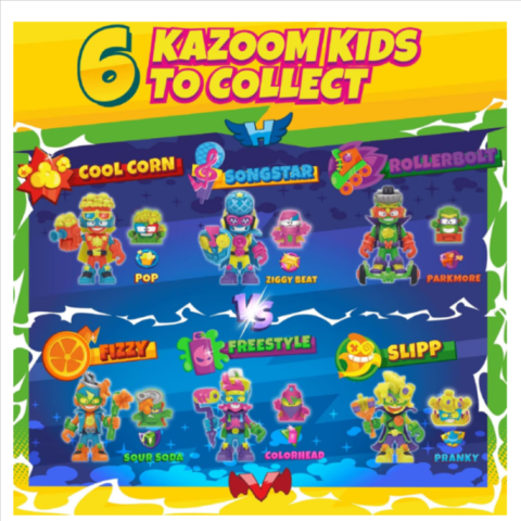 Set 6 figurine SuperThings Neon Power Kazoom Kids 7 cm [1]