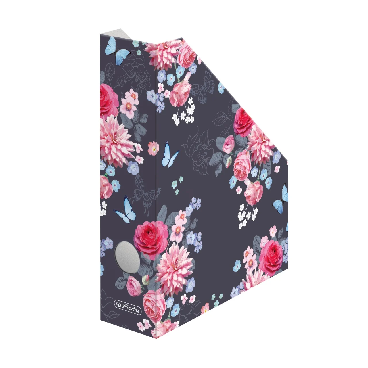 Suporturi și tăvițe documente - Suport dosare A4 carton motiv Ladylike Flowers