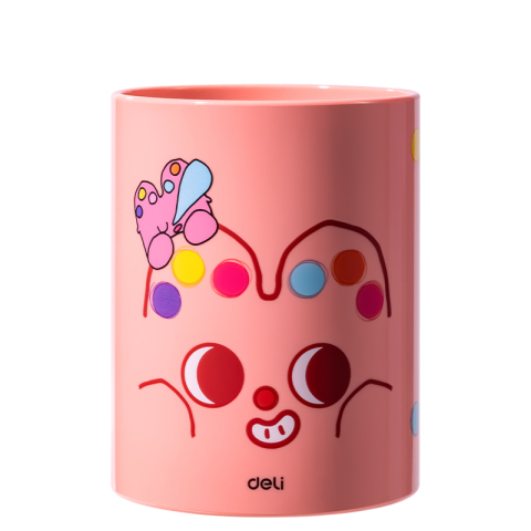 Birotică și accesorii birou - Suport instrumente de scris roz Deli