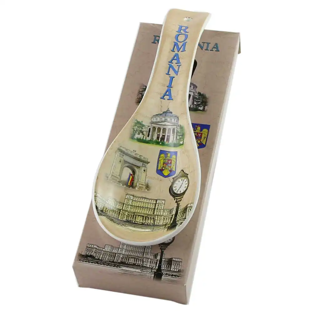 Noutăți Librăria Compas - Decor de perete lingura ceramica Bucuresti Romania 9 x 26 cm