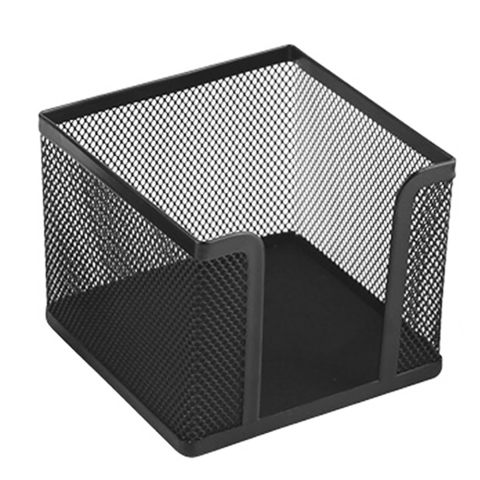 Organizare și arhivare - Suport notite Mesh negru 95x95x8 mm Offishop