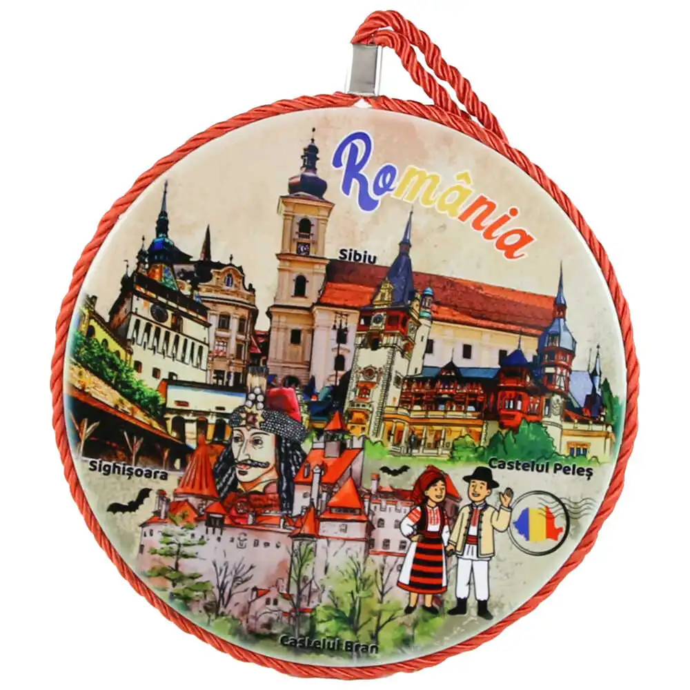 Casă și decorațiuni - Suport oale decor din ceramica Romania 17 cm