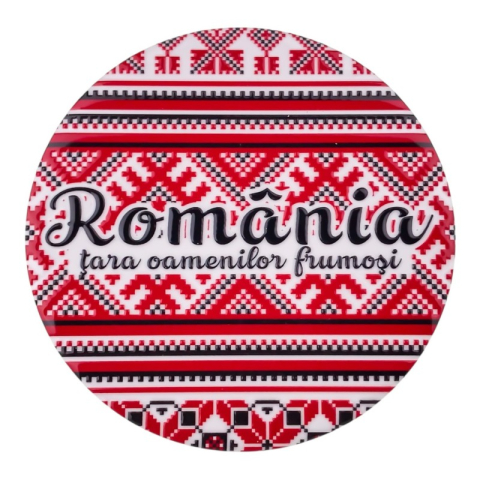 Suport din ceramica pentru pahar 11x11 cm Romania [3]