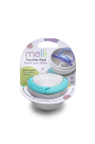 Accesorii hrănire bebe - SUPORT PENTRU DEPOZITARE SUZETA, MELII, BILUTA GREY&BLUE