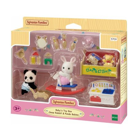 Noutăți Librăria Compas - Sylvanian Families - Set 2 figurine si camera de joaca 3 ani+