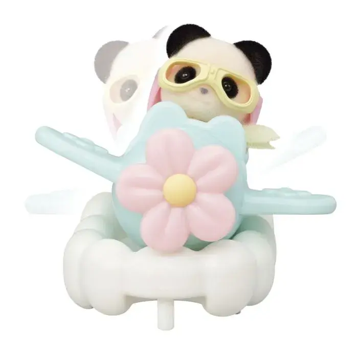 Set 4 figurine - Sylvanian Families - Distractie avion si tren [1]
