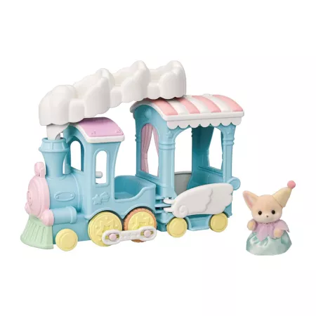 Noutăți Librăria Compas - Sylvanian Families - Trenulet si Vulpita Fennec