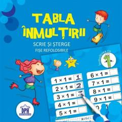 Noutăți Librăria Compas - Tabla inmultirii. Scrie si sterge. Fise refolosibile