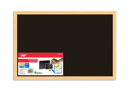 Table magnetice - Tabla neagra MP 40 x 30 cm cu rama din lemn si accesorii