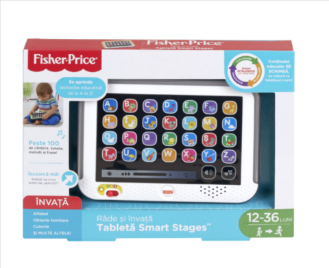 Jocuri educative - Fisher Price Laugh & Learn Tableta Smart Stages 28 x 20.3 cm
