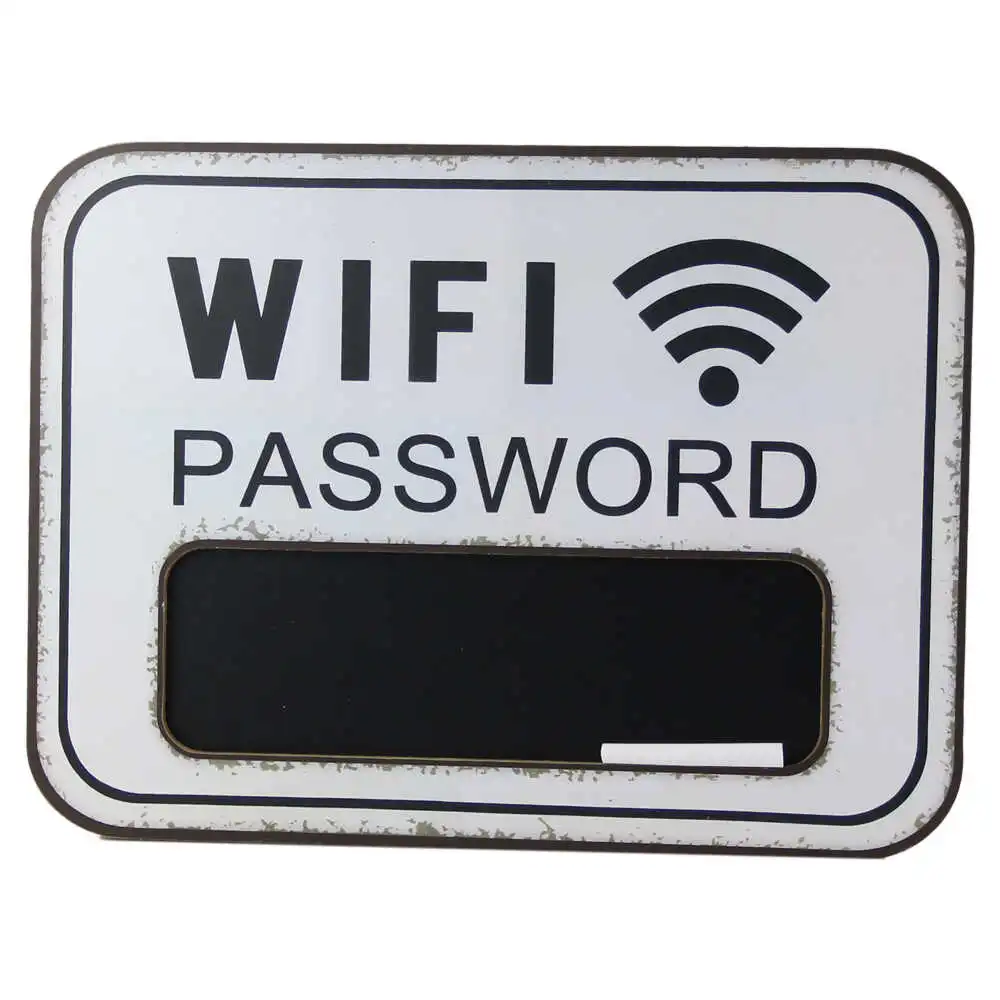 Tablita lemn WiFi Password 39 x 29 x 15 cm modele diferite [2]