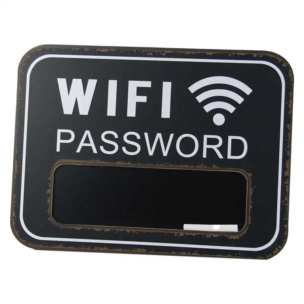 Tablita lemn WiFi Password 39 x 29 x 15 cm modele diferite [3]