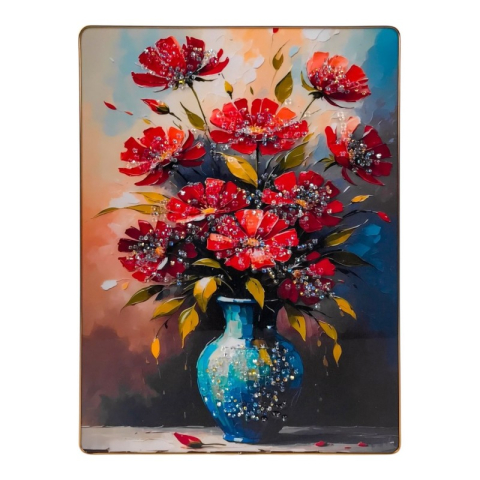 Tablou cu rama din metal cu imagine printata 40x30 cm [8]
