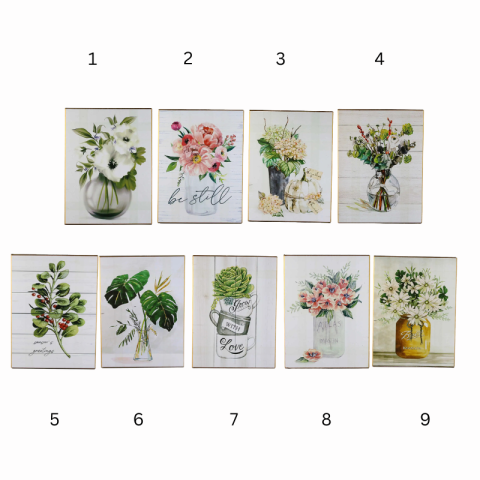 Tablou pentru perete din lemn 24x32 cm modele diferite [1]