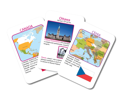 Carti de joc educative – Tari si capitale [1]