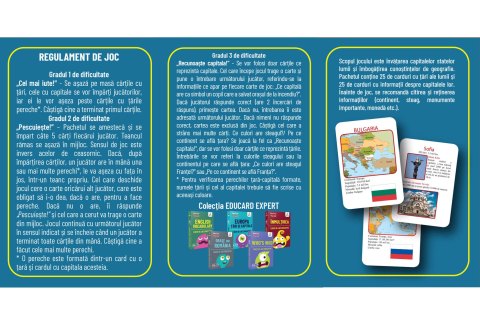 Carti de joc educative - Tari si capitale [1]