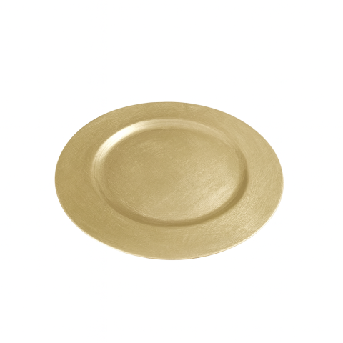 Noutăți Librăria Compas - Tava Craciun 33cm aurie