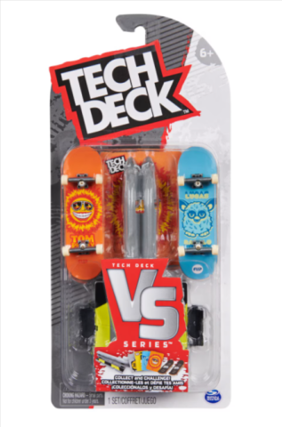 Mașinuțe de jucărie - Set Tech Deck Vs Series Obstacol si fingerboard Lucas