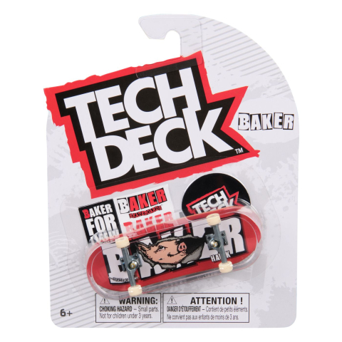 Mașinuțe de jucărie - TECH DECK PACHET DE BAZA MINI PLACA DE SKATEBOARD BAKER