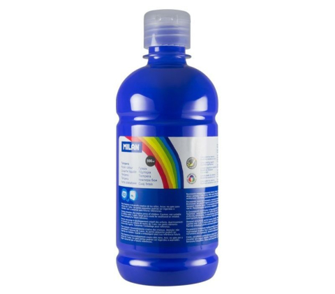 Acuarele și pensule școlare - Tempera 500ml Albastru marin Milan