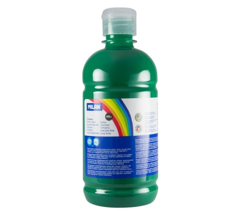 Rechizite școlare - Tempera 500 ml Verde inchis Milan