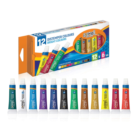 Acuarele școlare și Tempera - Tempera 6ml 12 culori/set S Cool Collection