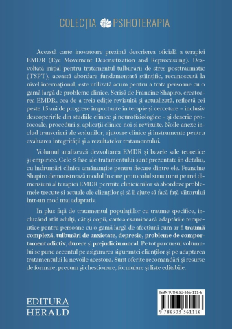 Terapia de desensibilizare si reprocesare prin miscare oculara (EMDR) – Francine Shapiro [1]