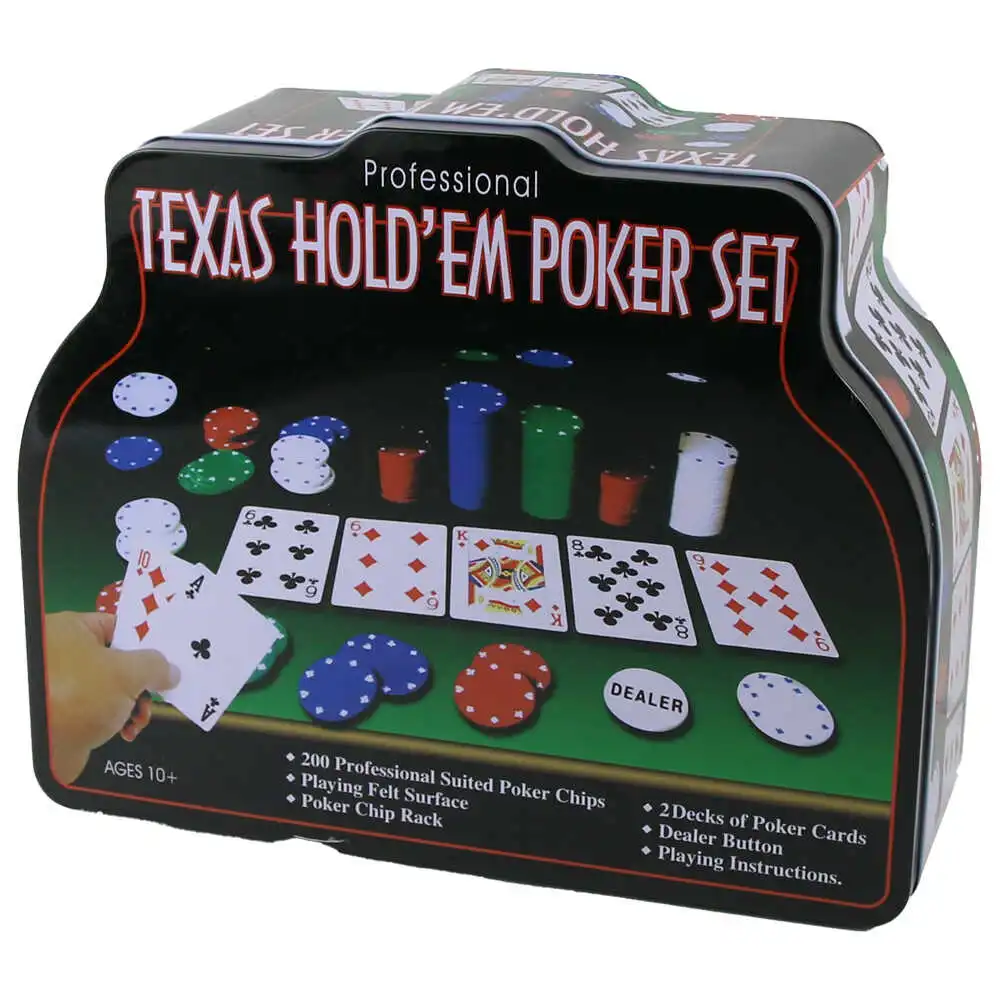 Jocuri de societate - Texas Hold’em Poker Set 1006 25 x 20 x 10 cm
