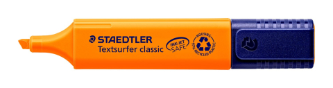 Scriere și corectare - Text marker clasic varf tesit 5 mm portocaliu Staedtler