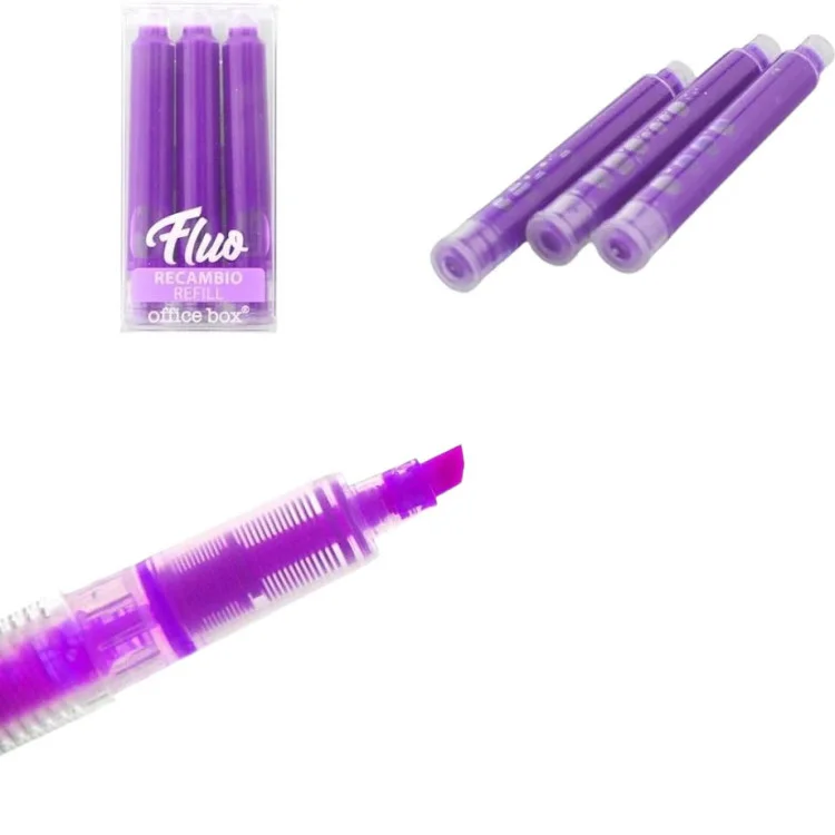 Rechizite școlare - Text marker fluo Office Box liliac