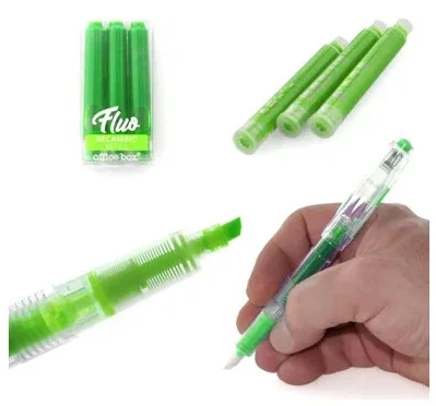 Rechizite școlare - Text marker fluo Office Box verde