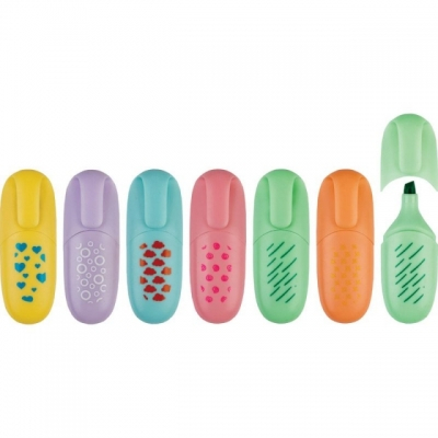 Birotică și accesorii birou - Text marker mini culori pastel varf tesit de 1-5 mm Centrum diferite culori