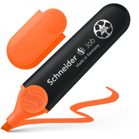 Rechizite școlare - Textmarker Schneider Job portocaliu