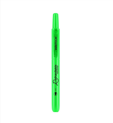 Textmarker - Textmarker retractabil Writech Neon verde