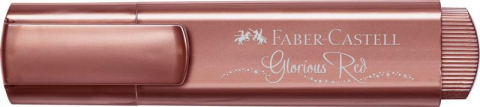 Textmarker rosu metalizat 1546 Faber-Castell [2]