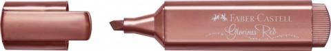 Textmarker rosu metalizat 1546 Faber-Castell [1]