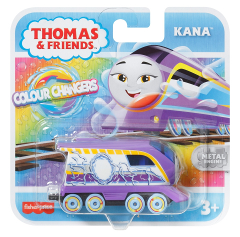 Trenulețe de jucărie - THOMAS COLOR CHANGERS LOCOMATIVA METALICA KANA