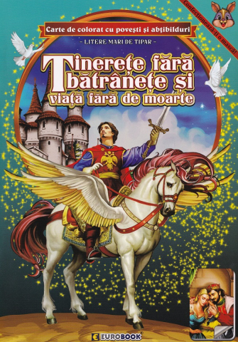 Cărți - Tinerete fara batranete. Carte de colorat si abtibilduri A4