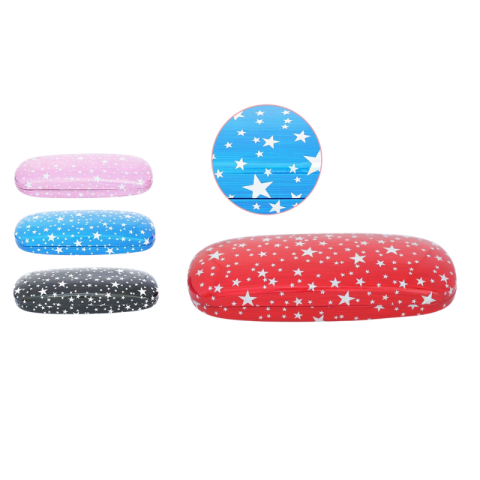 Accesorii personale și beauty - Toc ochelari 16 cm model stelute diverse culori