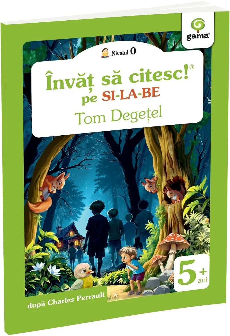 Povești și ficțiune pentru copii - Tom Degetel. Nivelul 0 - Charles Perrault