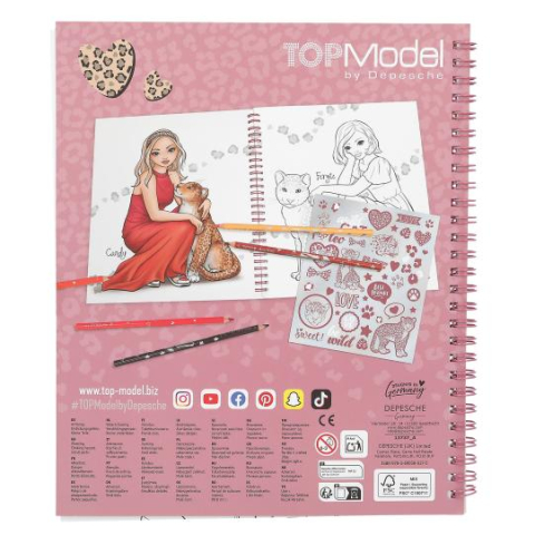 Carte de colorat TOPModel LEOHEART [2]