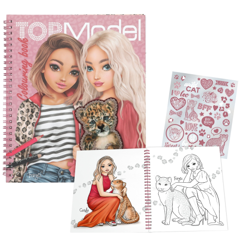 Cărți pentru copii - Carte de colorat TOPModel LEOHEART