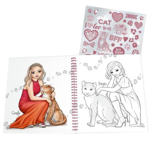 Carte de colorat TOPModel LEOHEART [1]