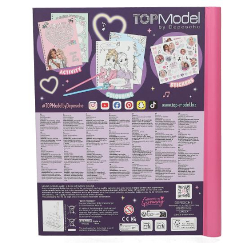 Carte de colorat cu LED si sunet BFF TOPModel [2]