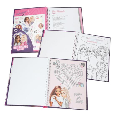 Carte de colorat cu LED si sunet BFF TOPModel [3]