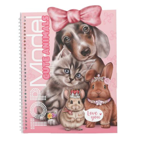 Carte cu stickere Animale TOPModel [1]