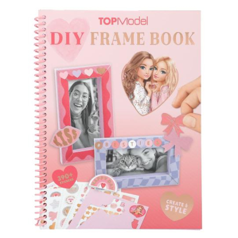 Carte DIY cu rame foto si stickere TOPModel [1]