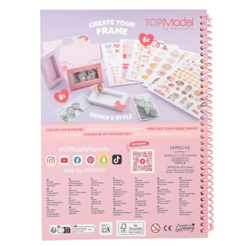 Carte DIY cu rame foto si stickere TOPModel [2]
