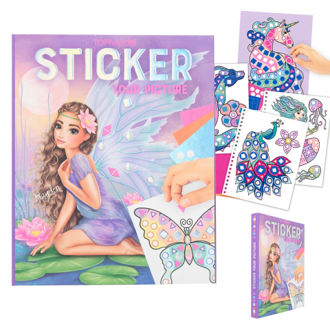 Cărți pentru copii - Carte cu autocolante Fantasy TOPModel Sticker Your Picture