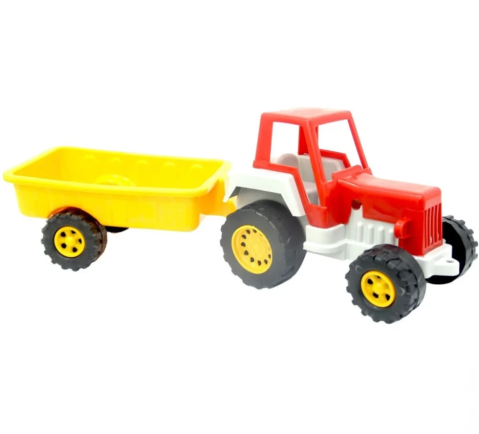 Jucării și jocuri - Tractor cu remorca Romoklu